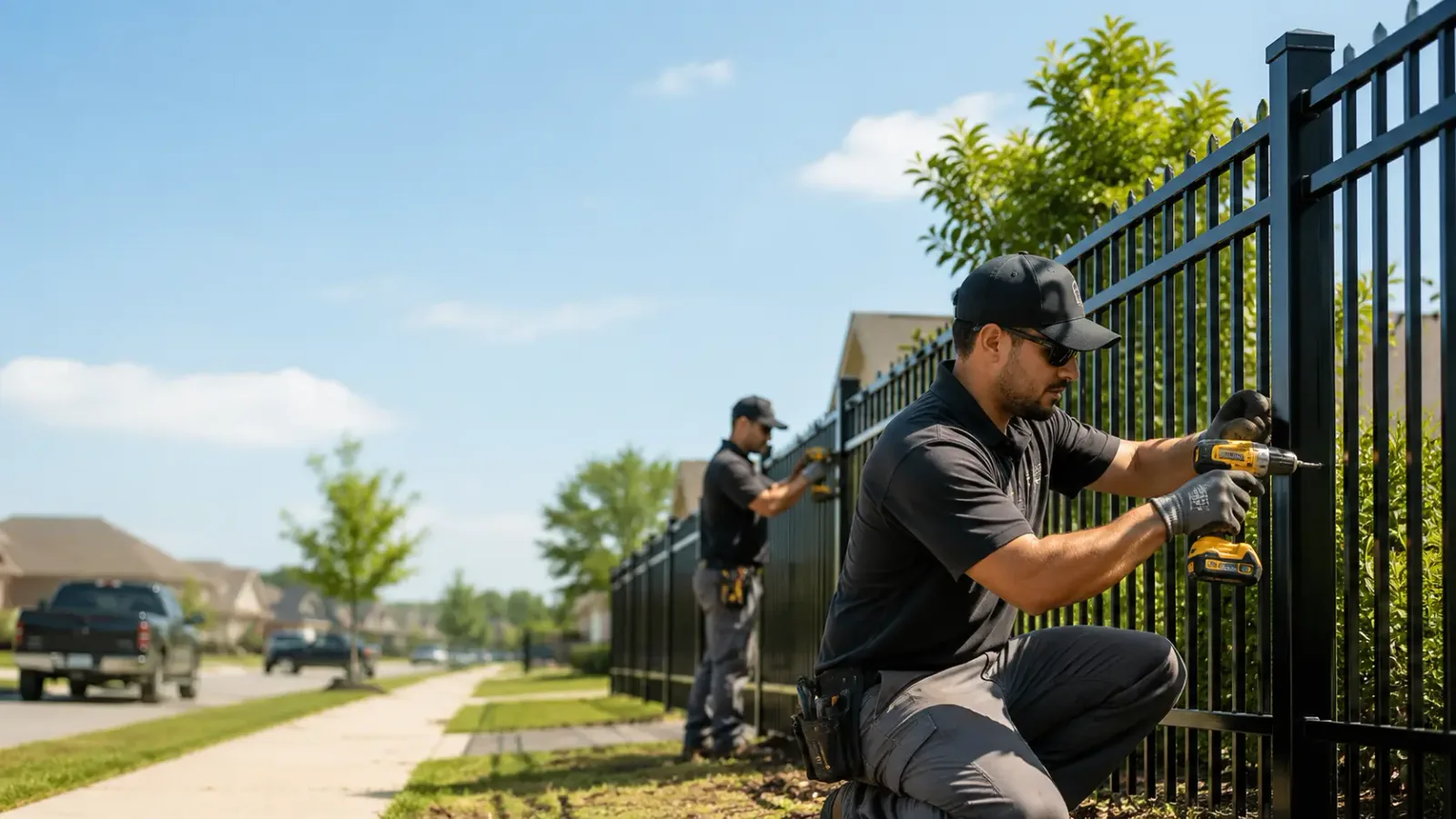 Metal Fence Installation in Vanderbilt, TX